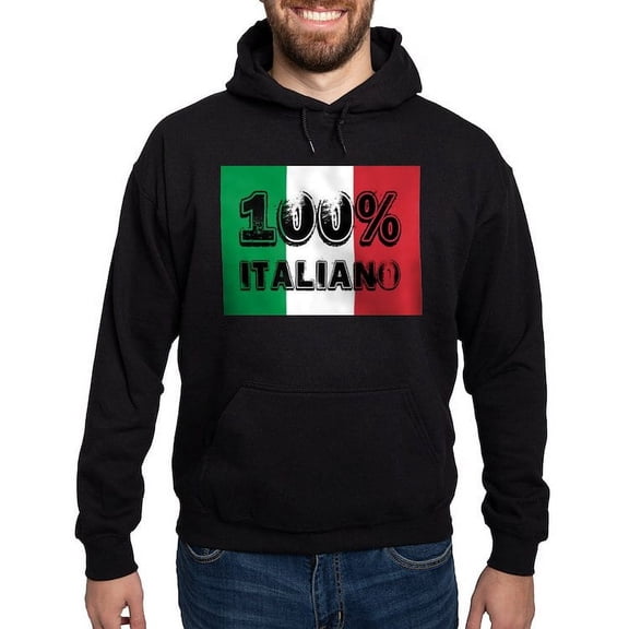 CafePress - 100% Italiano Hoodie - Pullover Hoodie, Classic, Comfortable Hooded Sweatshirt