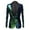 Green, variant on Christmas blazer for men Men's Sequinned Formal Wear Suitable For Stage And Party Occasions Long Sleeved Suit Jacket