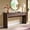 Brown, variant on wow97e Modern Console Table for Entryway, 63" Long Entryway Table with 3 Drawer, Curved Profile Design, Sofa Table Behind Couch for Living Room, Hallway