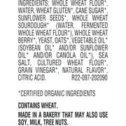 Arnold Organic Bread 100% Whole Grain Bread Loaf, 27 oz