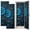Color 4, variant on 2 Pcs School Locker Magnetic Wallpaper 12" x 36" Glowing Hexagonal Blue Green Gradient Black Reusable Removable Locker Accessories Back to School Supplies Gifts for Boys