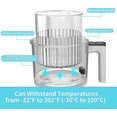 thumbnail image 4 of Compatible With Ninja Nc501 Nc500 Series Creami Deluxe Ice Cream Makers, Creami Pint Containers With, 4 of 5