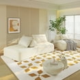 thumbnail image 5 of TesNus 139 Inch Modular Sectional Sofa Set Beige Fluffy Chenille Deep Seat 4 Seat Couch for Living Room Office, 5 of 9