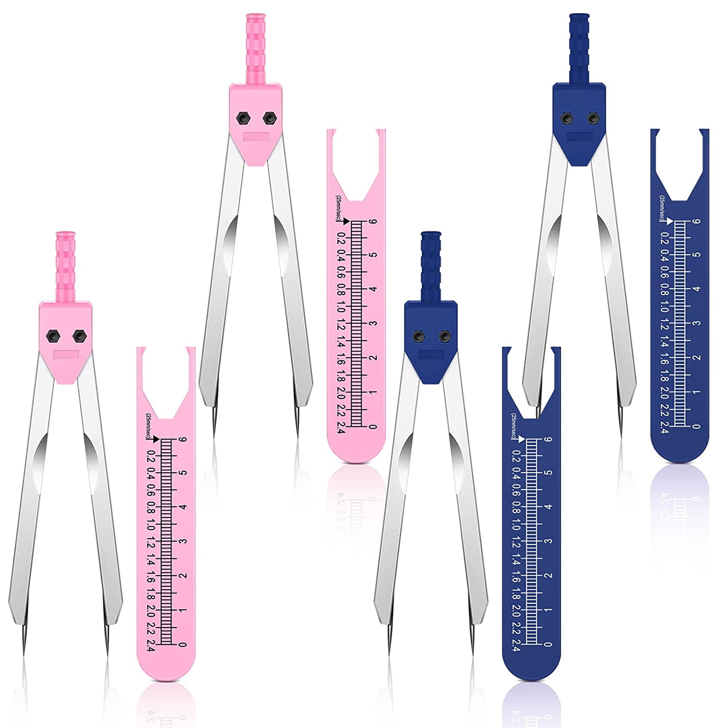 Egebert EKG Caliper ECG Calipers Measuring Tool with Ruler