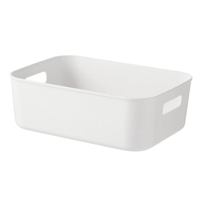 Caja de almacenamiento para el hogar, cesta, contenedor para artículos diversos, organizador, herramientas de almacenamiento, armario, despensa 28x20x9.5cm