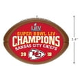 thumbnail image 2 of Hallmark Ornament 2020 Football Kansas City Chiefs Super Bowl LIV Champions, 2 of 3