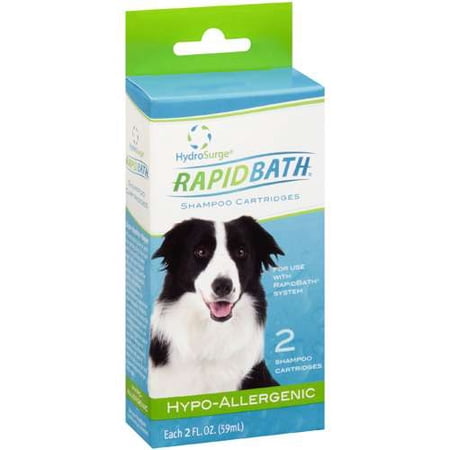 Oster HydroSurge RapidBath Hypo-Allergenic Shampoo Cartridges, 2 Count