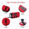 thumbnail image 3 of Multifunctional Solar Hand Crank Radio FM AM WB NOAA Weather Radio USB Charging Emergency LED Flashlight Power Ban ,Handy Bright, 3 of 5