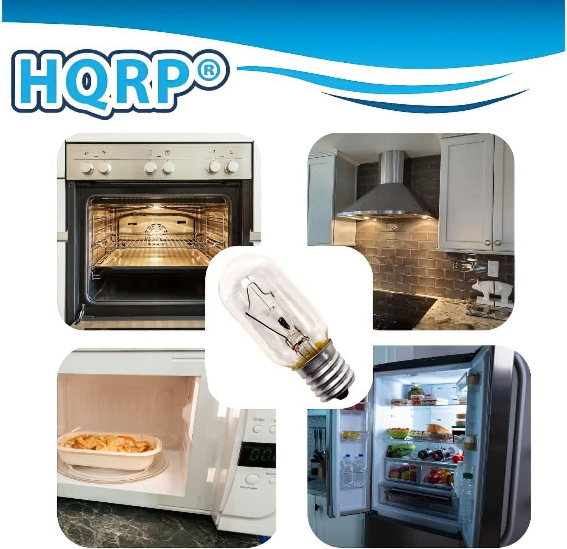 HESITONE Appliance Bulb E12 E14 E17 Fridge Microwave Oven Light Bulb for  Refrigerator Range Hood High Temperature Resistance 