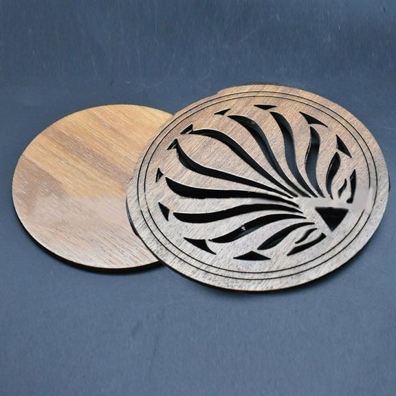 Professional Acoustic Guitar Soundhole Cover Wooden Folk Guitar Sound Hole Cover