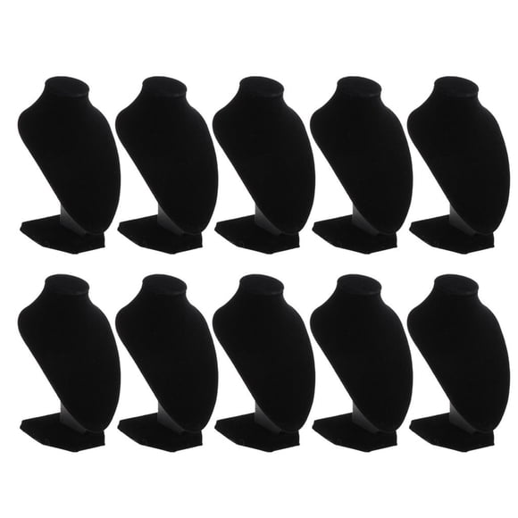 10x Soportes de Exhibición de Busto de Collar de Colgante de Cadena de Joyería
