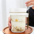thumbnail image 4 of Fiudx Frasco de Avena para La Noche, Recipiente Personalizable para Desayuno, Diseño Hermético y a Prueba de Fugas, Recipiente de Vidrio Portátil y Fácil de Transportar, Solución para Preparar Comida, 4 of 6