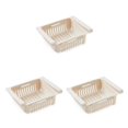 thumbnail image 1 of Organizador de plástico para refrigerador Naiovety Cajón retráctil con niveles, 1 of 6