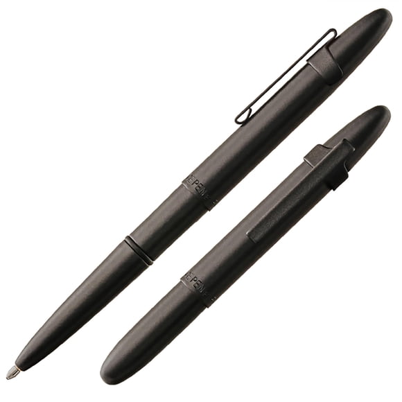 Fisher Space Pen Bullet Space Pen negro mate con clip