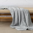 thumbnail image 2 of Breescape temperature regulating oversize cooling throw blanket, super soft cool touch, GREY, 2 of 11
