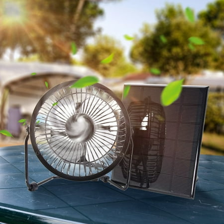 

Pgyong Outdoor Portable 3W 6V Solar Panel Fan USB Solar Charging Power Supply with Fan Used To Charge Electronic Devices Such As Phones Tablets and Cameras Clearance