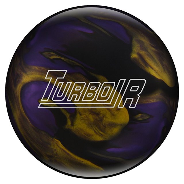 Ebonite Turbo/R Bowling Ball Black/Purple/Gold 11 lbs