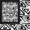 thumbnail image 2 of 3S Brother's Home Décor Curtains BOHO Design Set of 2 Panels Velvet Look Hanging Back Tap and Rod Pocket Décor Nursery Room Bedroom Kitchen Window - Made in Turkey 29White (52"Wx95"L), 2 of 6