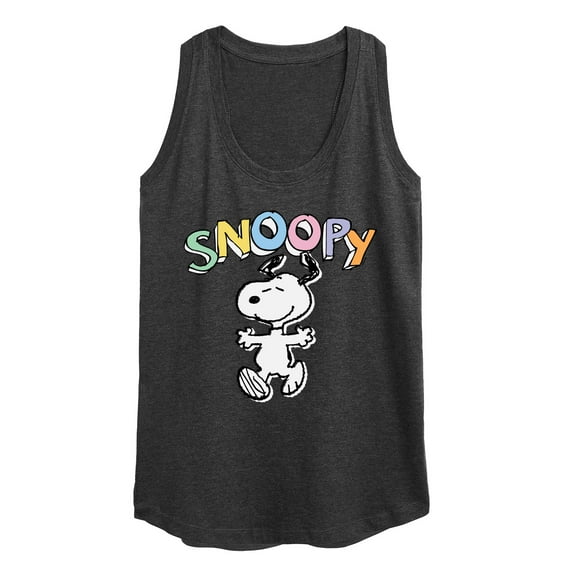 Peanuts - Snoopy Sketchy - Women's Racerback Tank Top