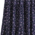 thumbnail image 4 of Levmjia Womens Midi Skirt Bohemian Printed Elastic Waist Pleated Flowy Skirt Soft Breathable Casual Bottoms For Beach Daily Dating Vacation Spring Summer Wear, 4 of 5