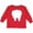 Red, variant on Inktastic Dentist Big Tooth Boys or Girls Long Sleeve Toddler T-Shirt