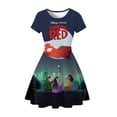 thumbnail image 1 of Turning Red Disney Ropa Niñas Vestido de verano Niños Cosplay Mei Red Panda Cartoon Print Charm Costume Casual Princess Vestidos3T ( Tag 110 ) Gao Jinjia LED, 1 of 2