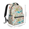 thumbnail image 2 of Fotbe Sea Animal Mochila Casual con Estampado para Escuela, Viajes y Actividades al Aire Libre - Duradera, Ligera y Cómoda, 2 of 5