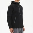 thumbnail image 5 of BinBiL Men'S Winter Parka Jacket Clearance Men'S Stitching Drawstring Hooded Slim Jacket Coat Outwear, 5 of 9
