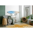 thumbnail image 3 of 4' x 6' Simply Daisy Corner Stripes Modern & Contemporary Chenille Area Rug, Egg Yolk Yellow, 3 of 4