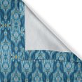 thumbnail image 6 of Ambesonne Spanish Tile Valance & Curtain, Boho Repeating Floral, 55"x24", Orange Sea Blue and Turquoise, 6 of 7