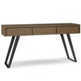 thumbnail image 2 of Lowry ACACIA WOOD and Metal60"WD Modern Console Sofa Table in Natural Aged Brown, 2 of 8