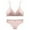 Pinks, variant on Women's Wireless Bra Back-Smoothing Bra Feature V-Neck Push-up Bra Style W-778 Black S