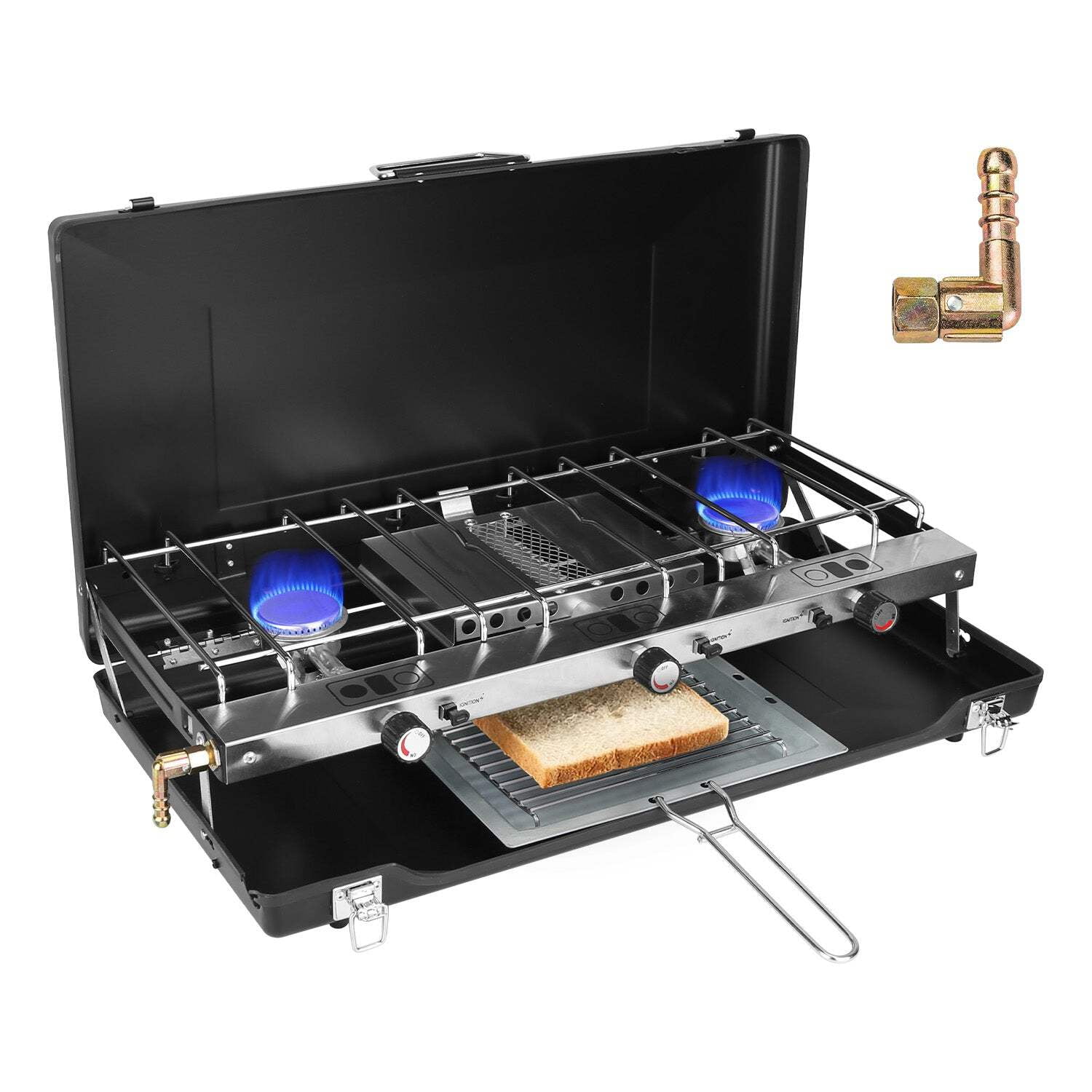 Poêle à Pétrole Pour Camping – Grande Capacité 1.5L – Neuf – Marque Générique