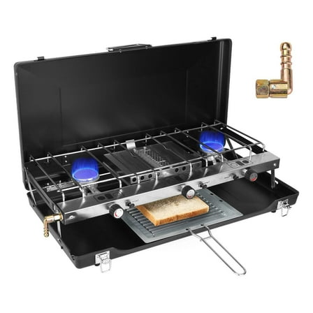 Camping Propane Stove with Toast Tray