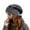Black, variant on Luxalzxs Women Winter Beanie Hat Scarf Set Warm Fleece Lined Slouchy Thick Baggy Knit Skull Cap Neck Warmer