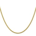 thumbnail image 2 of 14K 2.25mm Solid Regular Rope Chain, 2 of 3