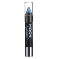 thumbnail image 1 of Barra de pintura con brillo holográfico Moon Glitter/maquillaje de crayón corporal para la cara y el cuerpo 0,12 oz - Azul, 1 of 5