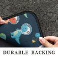 thumbnail image 6 of Space Dinosaurs Rockets Planets Door Rugs,Washable Non Slip Door Mats Indoor,Decorative Door Mats,Entry Mat Indoor for Entrance,Bedroom,Kitchen,Bathroom,30"x17", 6 of 6