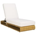 thumbnail image 4 of Safavieh Vale Steel Outdoor Lounge Chairs, Natural/White, 4 of 15