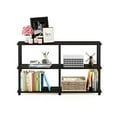thumbnail image 5 of Furinno 99130EX/BK Turn-N-Tube 3-Tier Double Size Storage Display Rack, Espresso/Black, 5 of 5