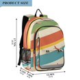 thumbnail image 2 of FORMRS Unisex School Backpack 17" Student Travel Bag with Laptop Compartment, Colorful Plane, 2 of 7