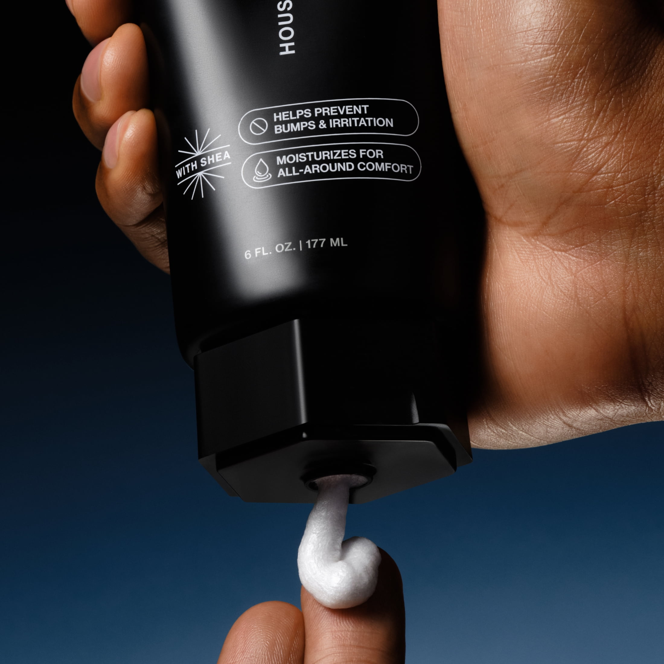 House of Atlas Precision Shave Cream - 6 fl oz: Whole Body Application, Fresh Scent, All Skin Types