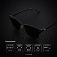 thumbnail image 3 of KALIYADI Polarized Sunglasses Trendy Stylish Half-frame Sun Glasses for Men Women Driving Sun glasses UV Blocking, 3 of 8