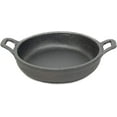 thumbnail image 2 of CUISILAND Pre-seasoned Mini Cast Iron Round Pan /Frypan/Dish Pan With Wood Base (DIA 5.5"), 2 of 4