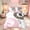 White Pink C, variant on Feelyou Chic Cheetah Print 8 Full Size Bedding Sets for Girls, Coquette Bowknot Letter U Full Size Bed in a Bag, Pink Reversible, 7 Pieces