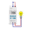 thumbnail image 4 of Minuterie Électronique Programmable 7 Jours, Interrupteur de Minuterie Programmable 7 Jours Minuterie Automatique de Cycle 16 Réglages Marche/arrêt avec Indicateurs LED pour la Maison, 4 of 7