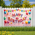 thumbnail image 6 of Colorful Design Birthday Banner Decorative Theme Party Backdrop for Birthday Celebration Kids Party Indoor Decoration, 6 of 9