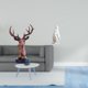 thumbnail image 2 of Figura de cabeza de ciervo,Adorno de cabeza de ciervo,estatua de animal decorativa,Figura de cabeza de ciervo para decoración de mesa creativa,Escultura de pingüino,Escultura de pingüino, 2 of 8