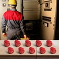 thumbnail image 4 of 10 Pcs Isolants Busbar Rouges SM-40 M8 Isolants Intercalaires en Polyester Haute Résistance, 4 of 10