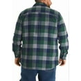 thumbnail image 4 of sogami Men's Big & Tall Flannel Shirt Warm Oversized Long Sleeve Button Down Shirt Loose Fit Casual Plaid Shirt for Fall Winter, 4 of 6